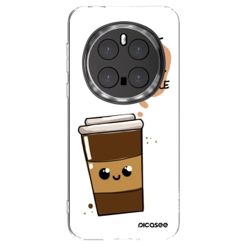 Picasee silikonski prozorni ovitek za Honor Magic7 Pro 5G - Cute coffee