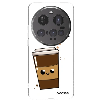 Picasee silikonski prozorni ovitek za Xiaomi 15 Ultra - Cute coffee