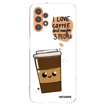 Picasee silikonski prozorni ovitek za Samsung Galaxy A13 5G - Cute coffee