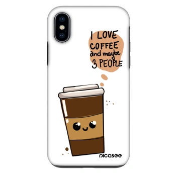 Ovitek za Apple iPhone X/XS - Cute coffee