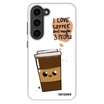 Picasee Fashion Case za Samsung Galaxy S23+ 5G - Cute coffee