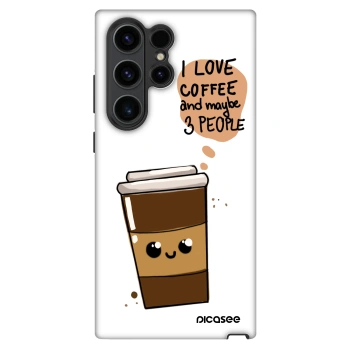 Ovitek za Samsung Galaxy S22 Ultra 5G - Cute coffee