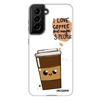 Ovitek za Samsung Galaxy S21 5G G991B - Cute coffee