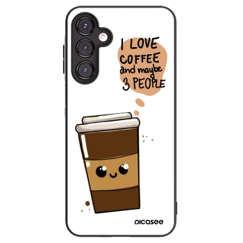 Picasee silikonski črni ovitek za Samsung Galaxy A16 4G - Cute coffee