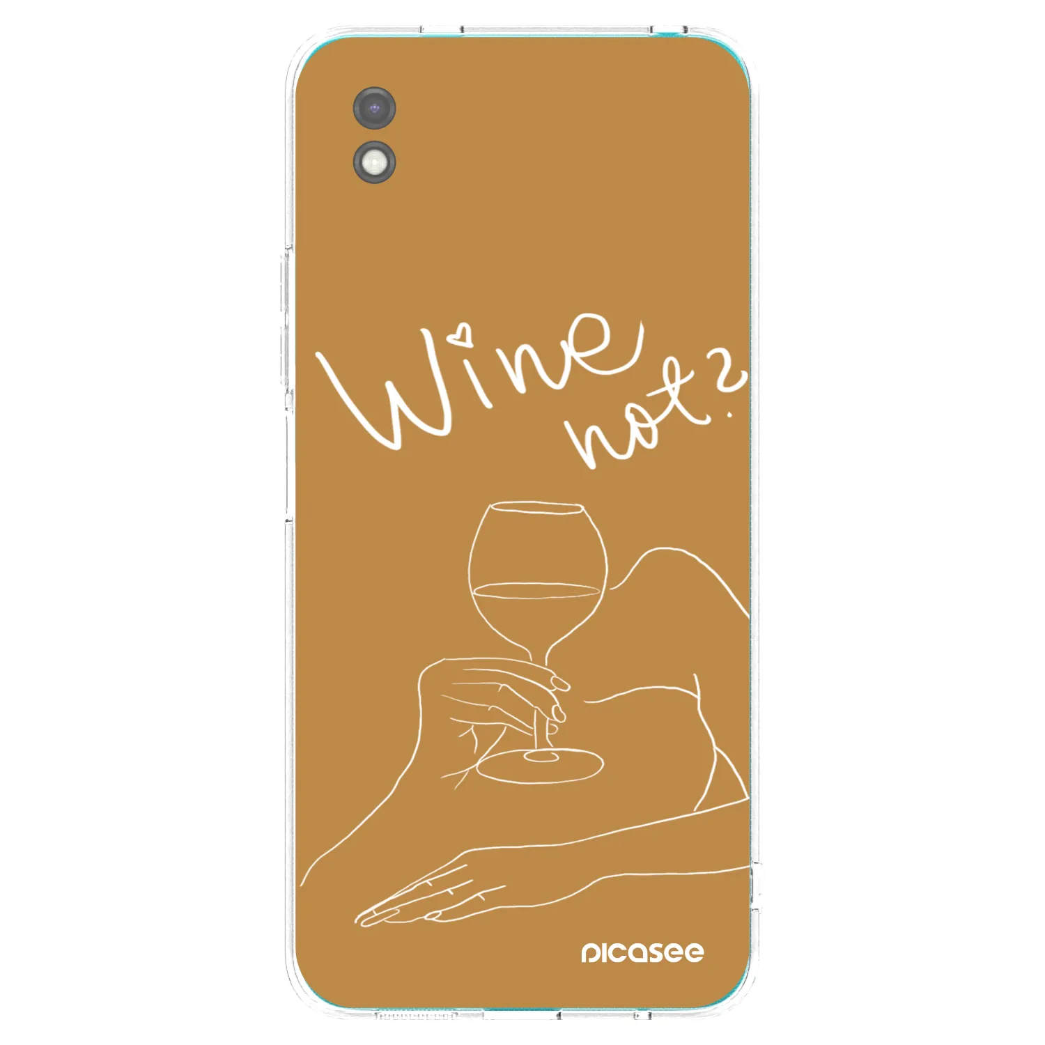 Picasee silikonski črni ovitek za Xiaomi Redmi 9A - Wine not