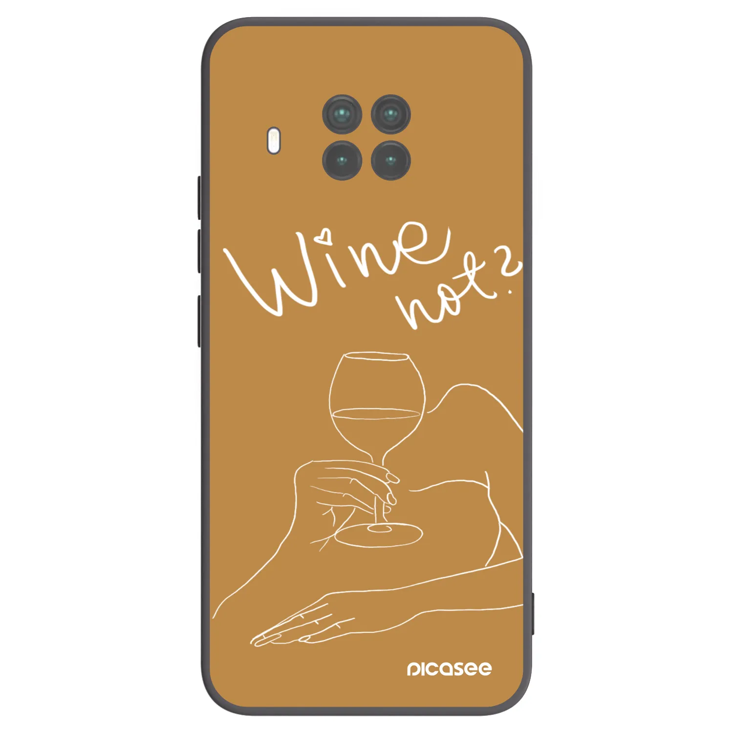 Picasee silikonski črni ovitek za Xiaomi Mi 10T Lite - Wine not