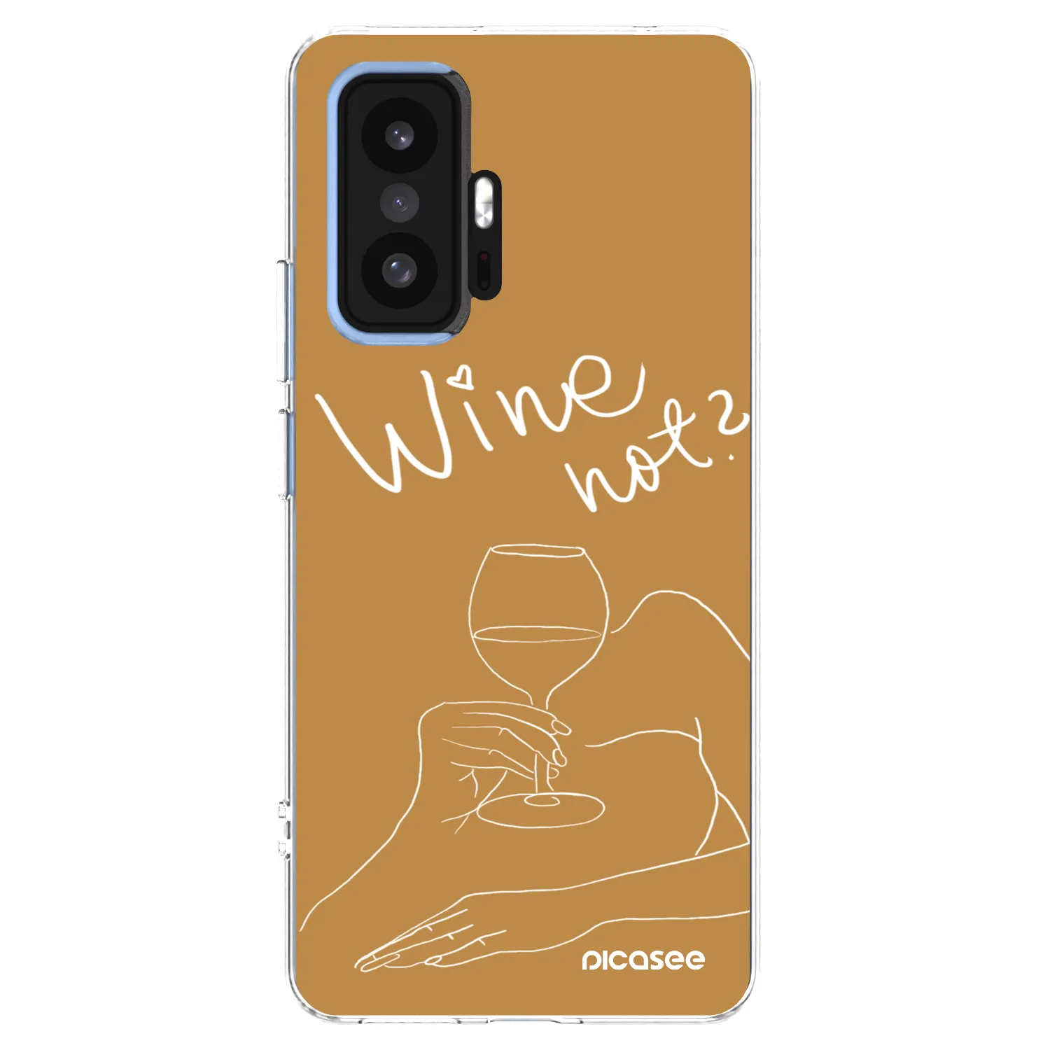 Picasee silikonski prozorni ovitek za Xiaomi 11T - Wine not