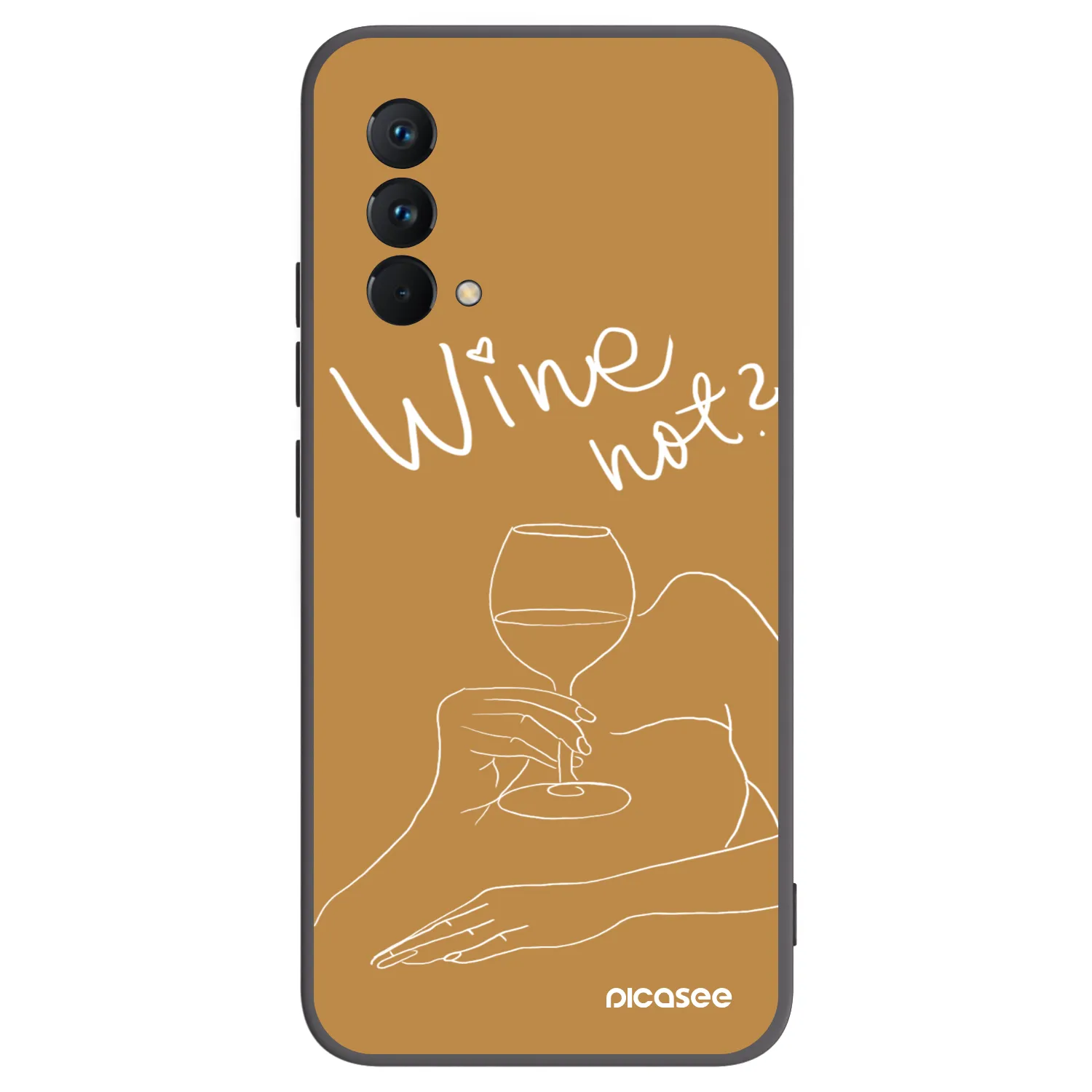 Picasee silikonski črni ovitek za Realme GT Master Edition 5G - Wine not