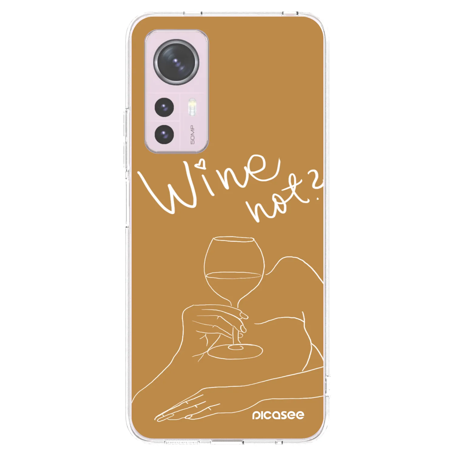 Picasee silikonski prozorni ovitek za Xiaomi 12 - Wine not