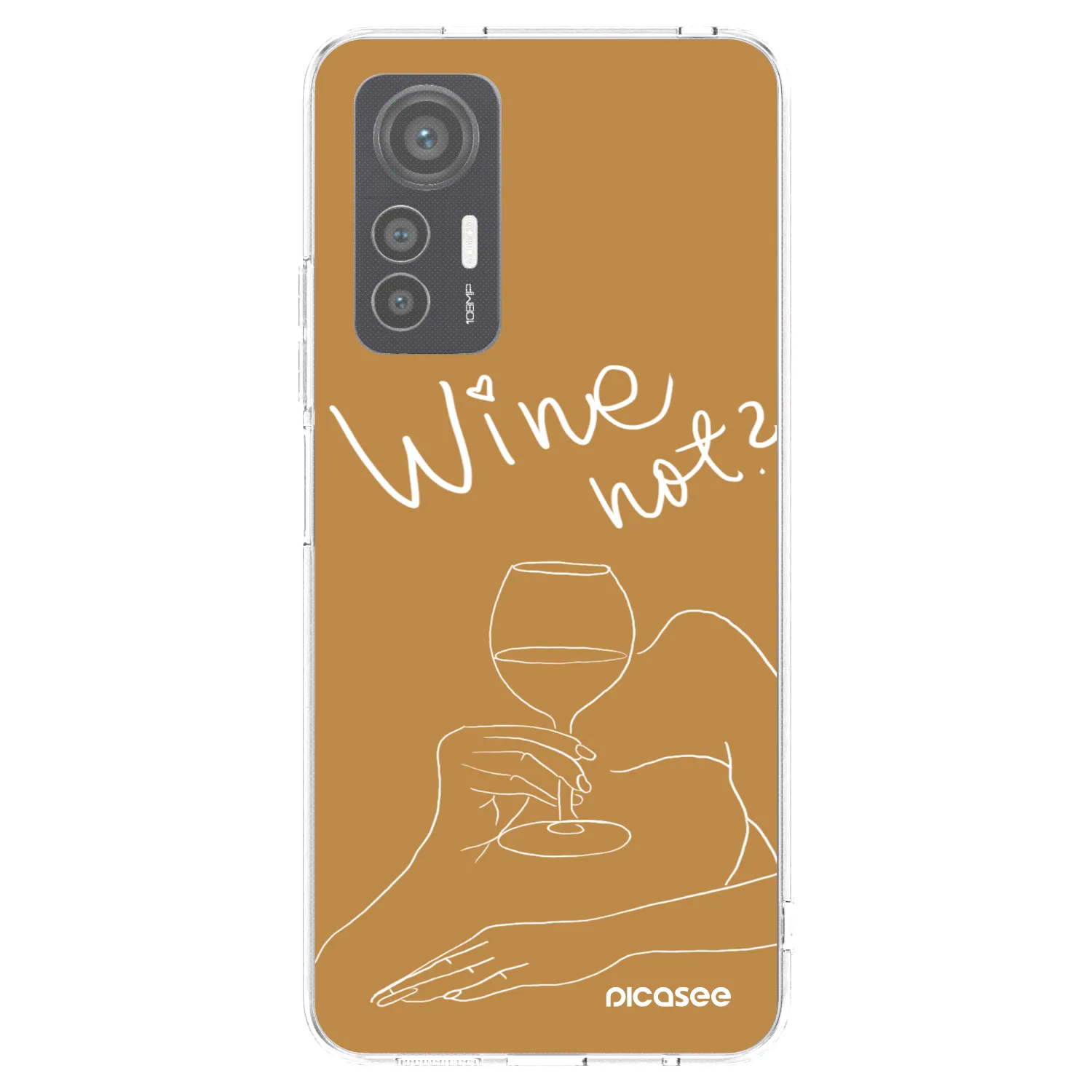 Picasee silikonski prozorni ovitek za Xiaomi 12 Lite - Wine not