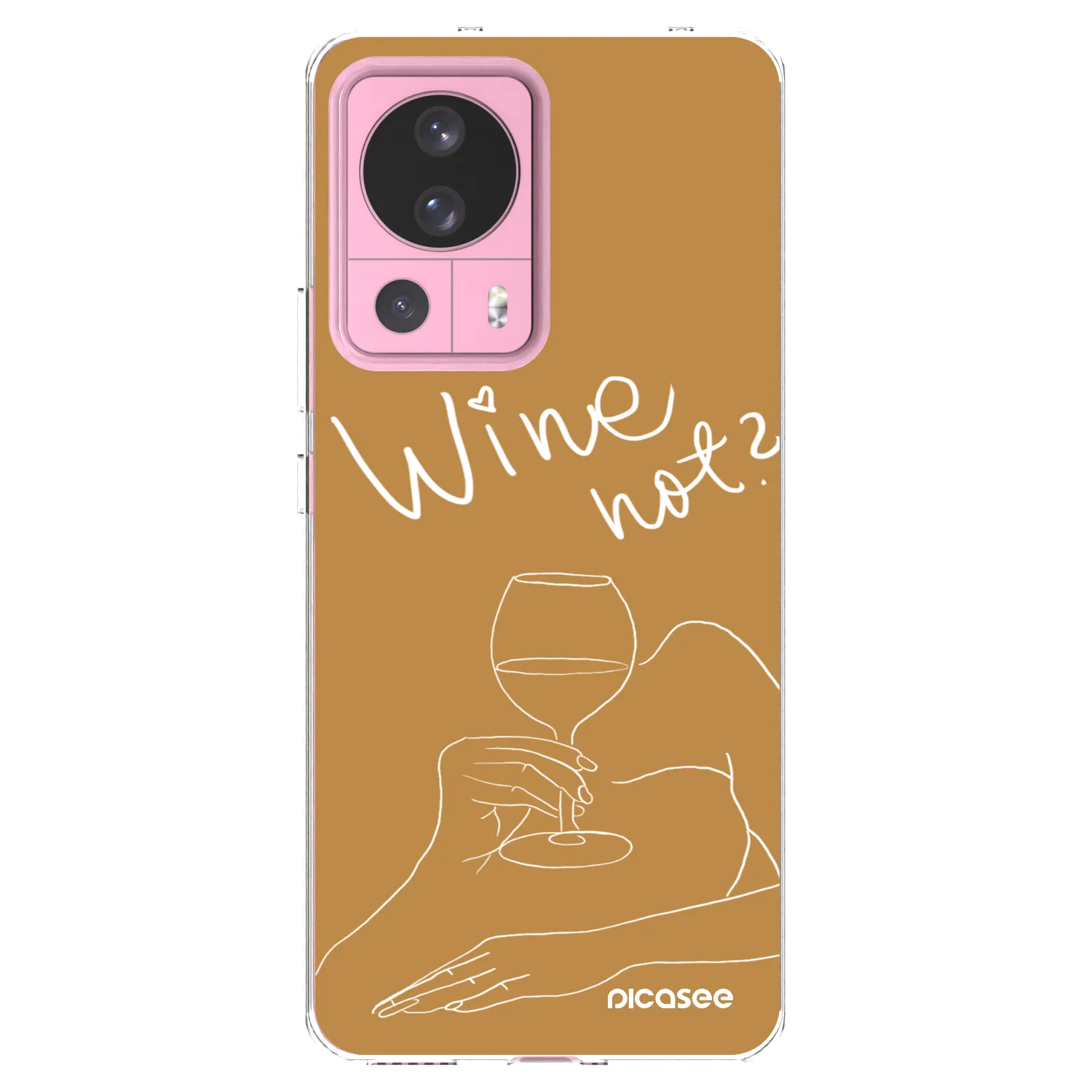 Picasee silikonski prozorni ovitek za Xiaomi 13 Lite - Wine not