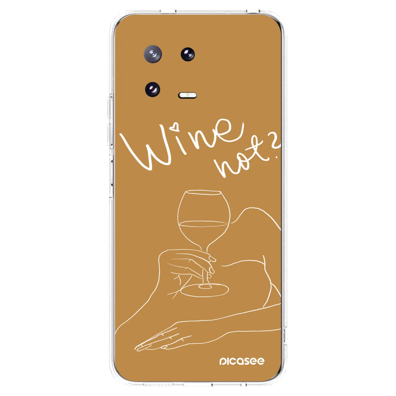 Picasee silikonski prozorni ovitek za Xiaomi 13 Pro - Wine not