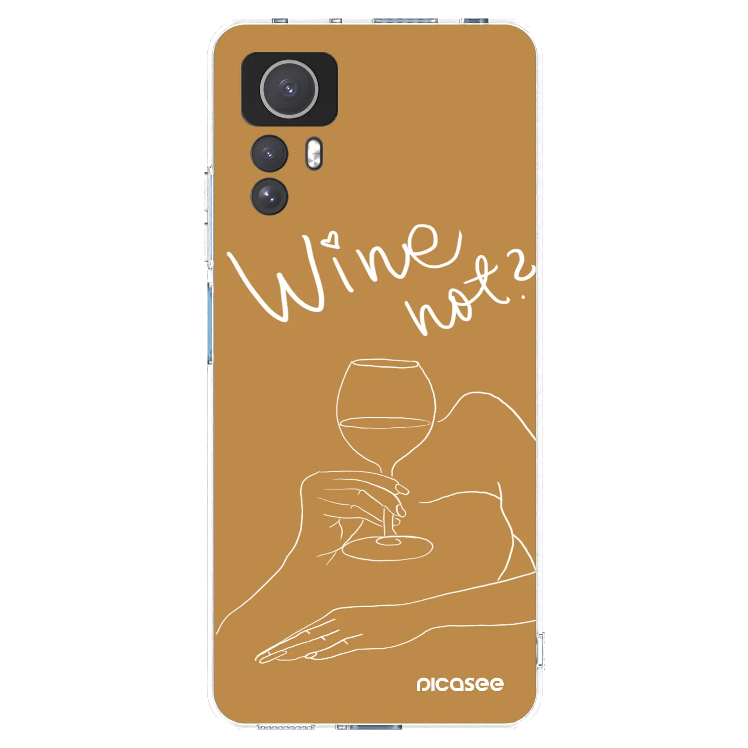 Picasee silikonski prozorni ovitek za Xiaomi Redmi Note 12S - Wine not
