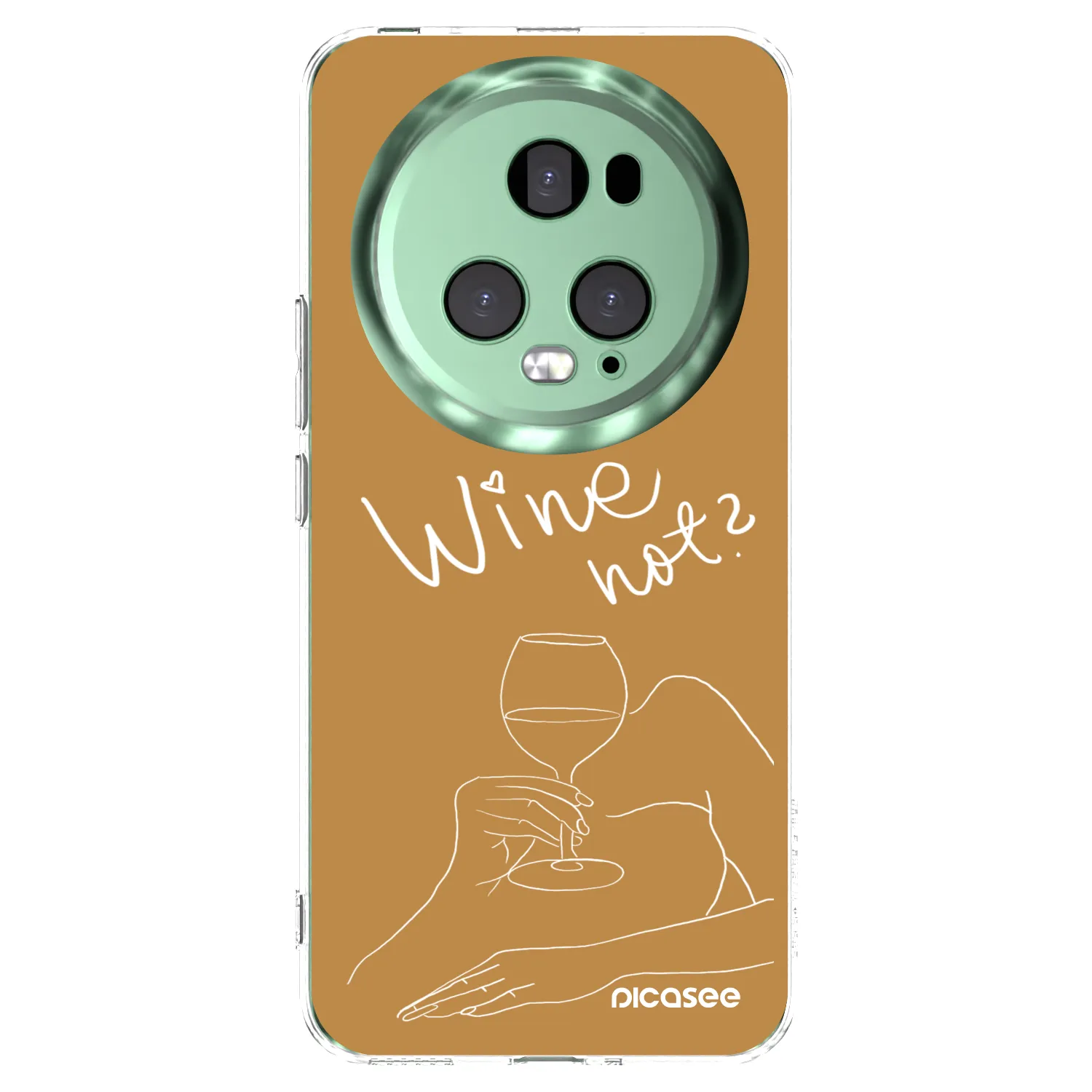 Picasee silikonski prozorni ovitek za Honor Magic5 Pro - Wine not