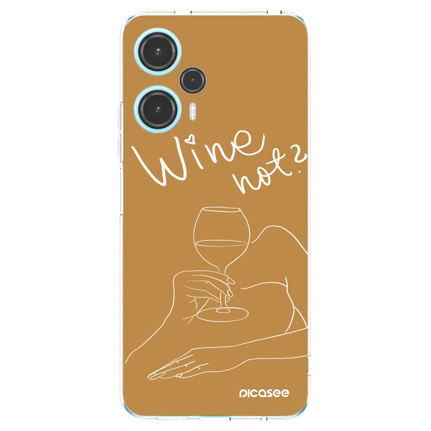 Picasee silikonski prozorni ovitek za Xiaomi Poco F5 - Wine not