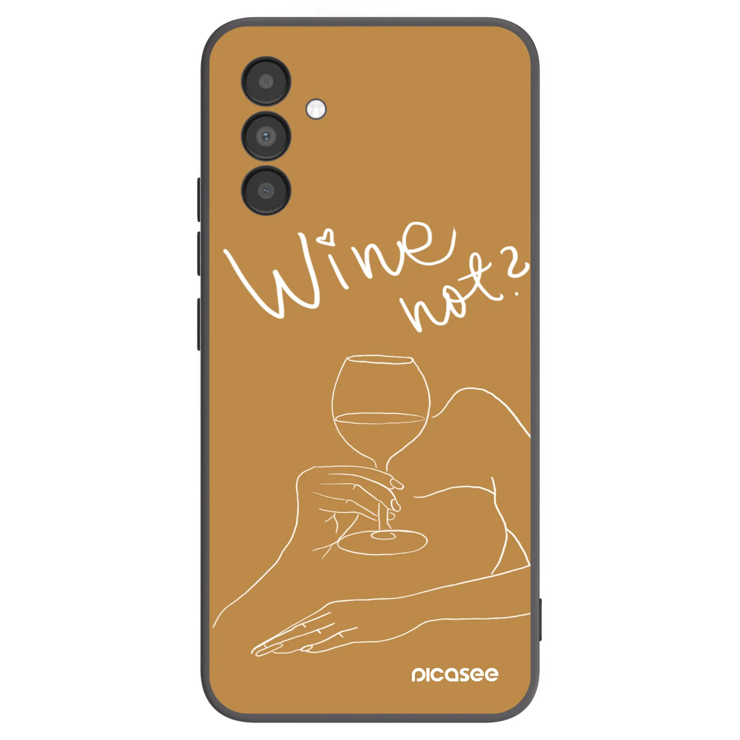 Picasee silikonski črni ovitek za Samsung Galaxy A04s A047F - Wine not