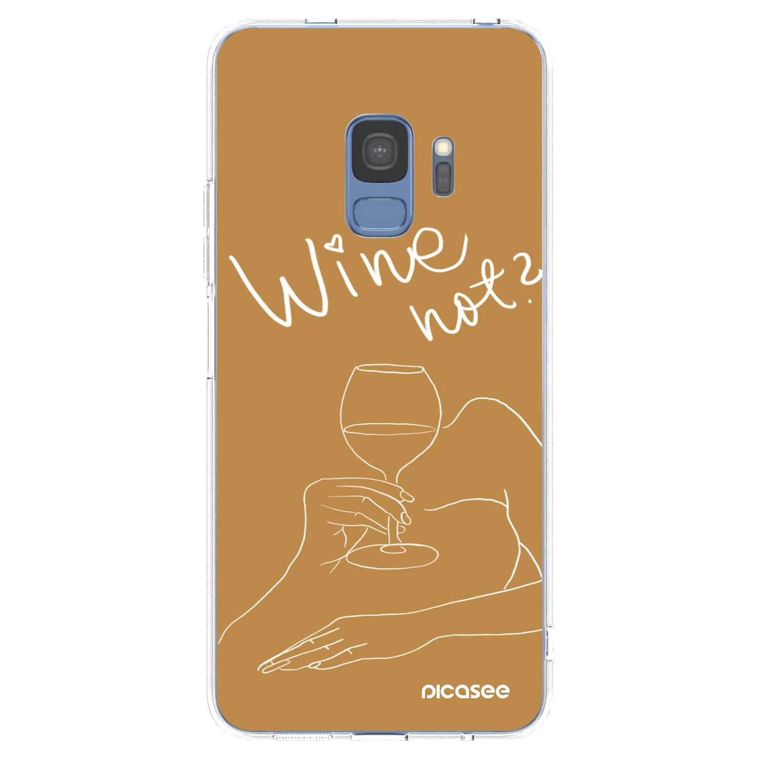 Picasee silikonski prozorni ovitek za Samsung Galaxy S9 G960F - Wine not