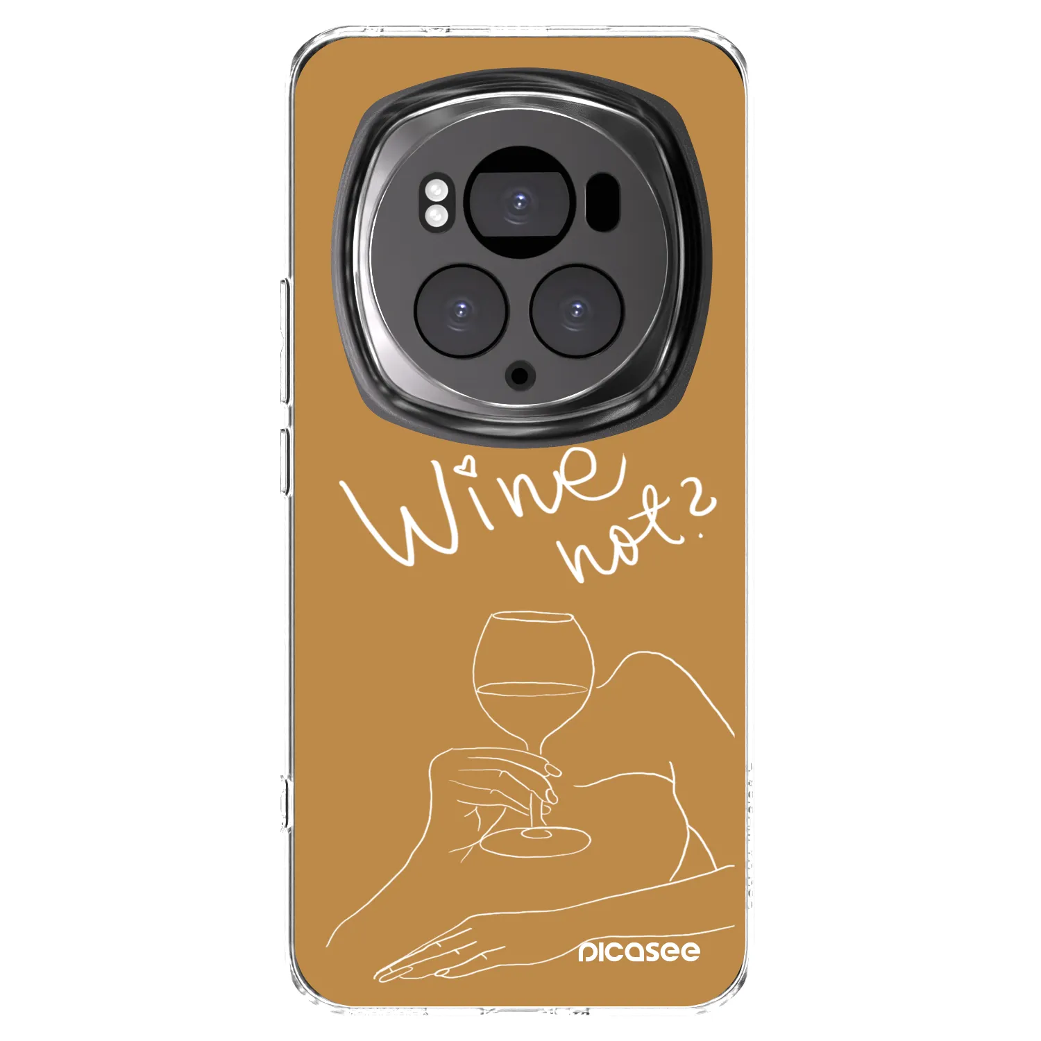 Picasee silikonski prozorni ovitek za Honor Magic6 Pro - Wine not