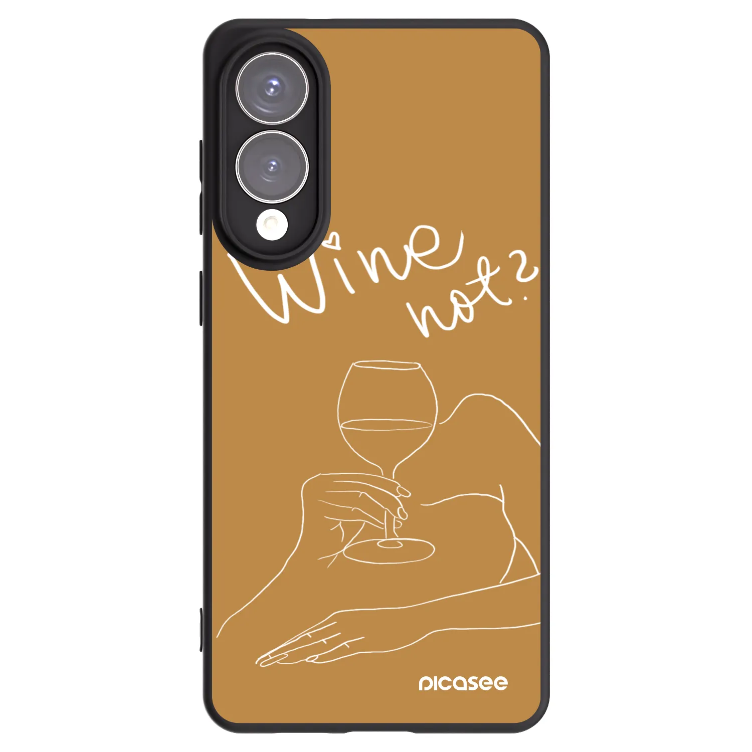 Picasee silikonski črni ovitek za Samsung Galaxy S25 Edge 5G - Wine not