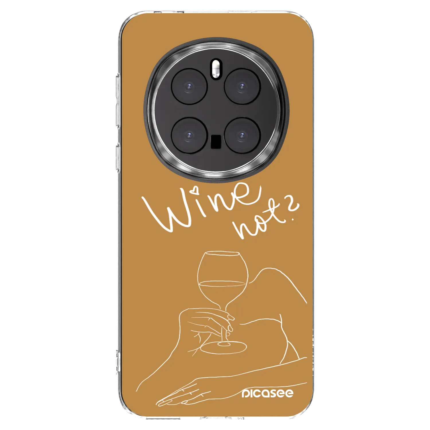 Picasee silikonski prozorni ovitek za Honor Magic7 Pro 5G - Wine not