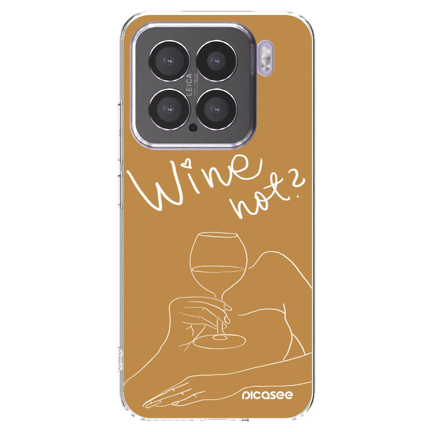 Picasee silikonski prozorni ovitek za Xiaomi 15 - Wine not