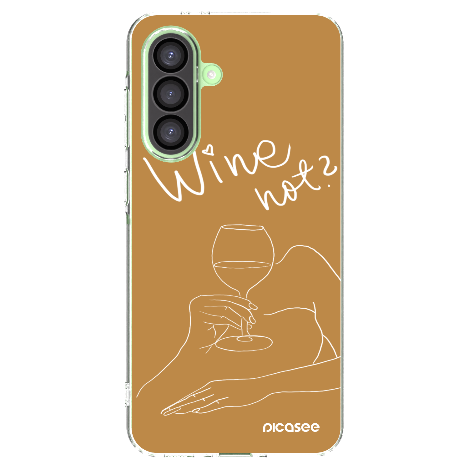 Picasee silikonski prozorni ovitek za Samsung Galaxy A26 5G A266B - Wine not