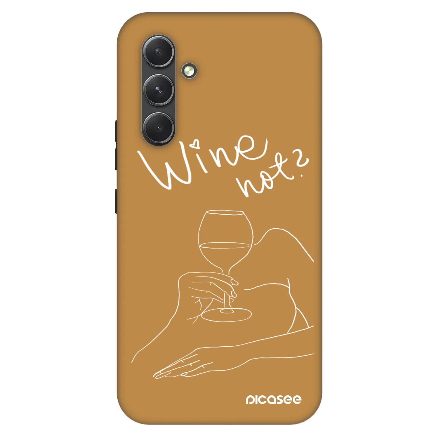 Picasee Fashion Case za Samsung Galaxy A54 5G A546B - Wine not