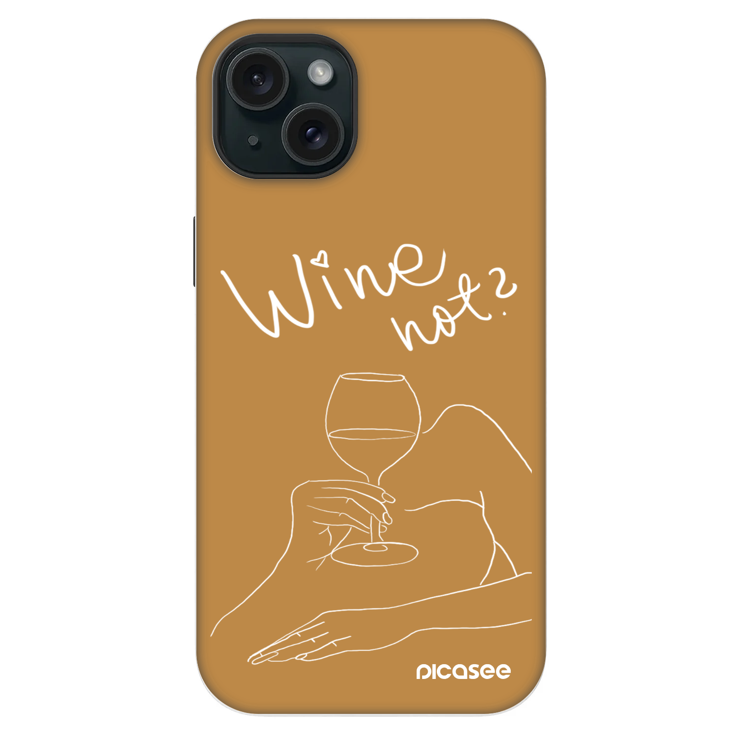 Picasee Fashion Case MagSafe za Apple iPhone 14 Plus - Wine not