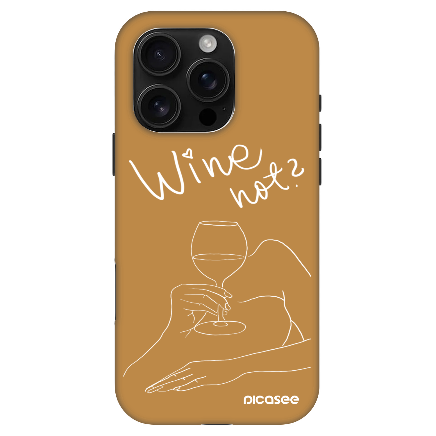 Picasee Fashion Case MagSafe za Apple iPhone 16 Pro - Wine not