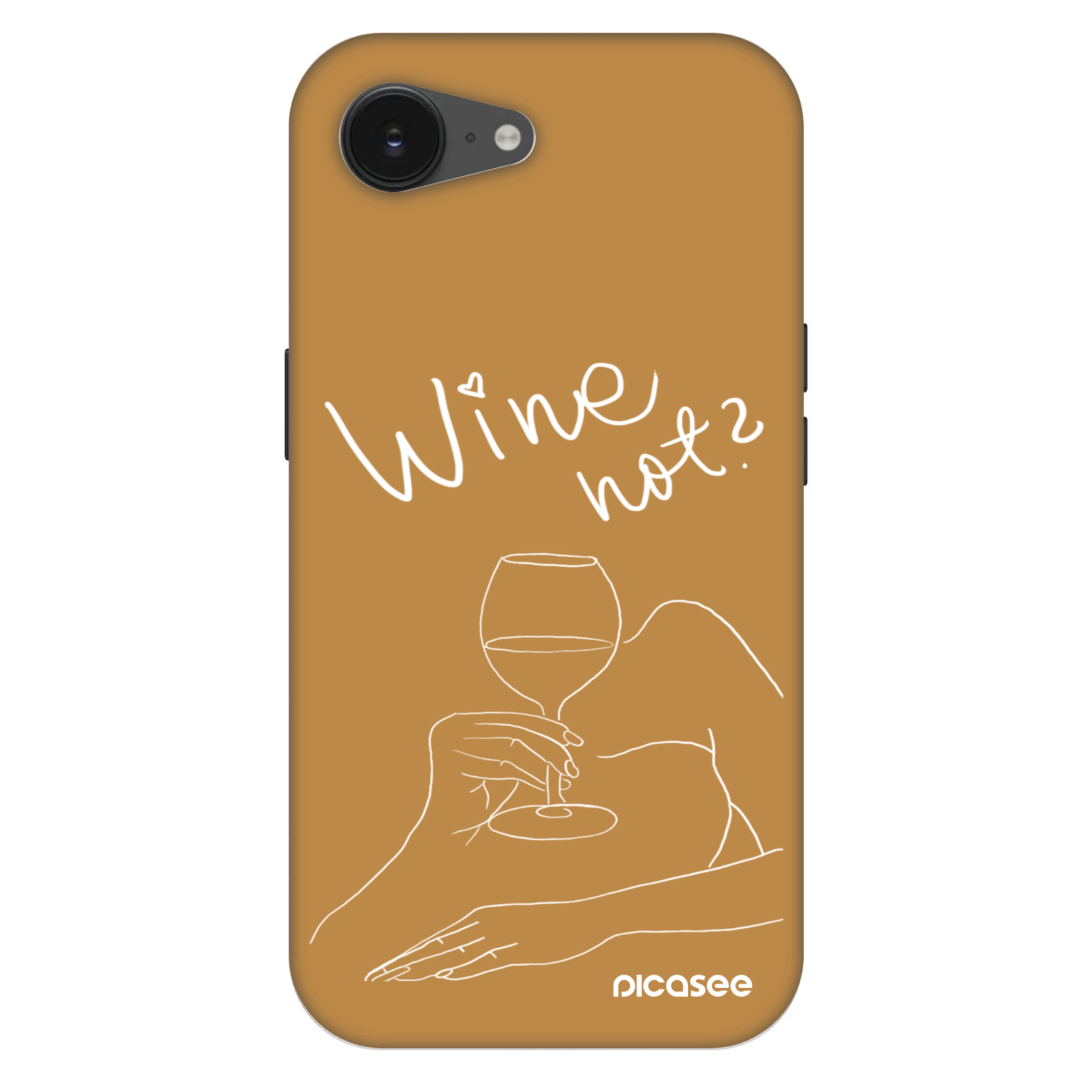 Picasee Fashion Case MagSafe za Apple iPhone 16e - Wine not
