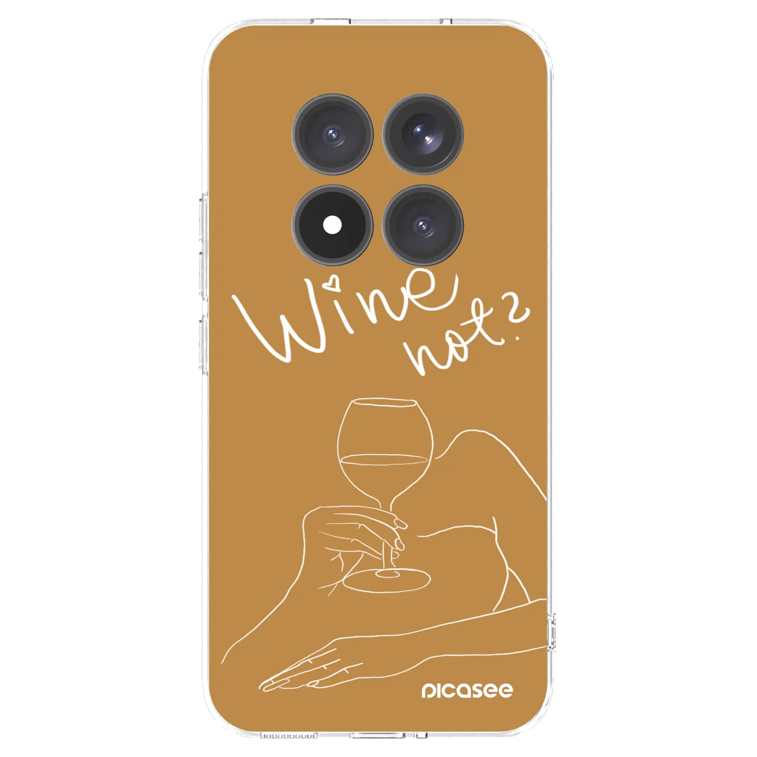 Picasee silikonski prozorni ovitek za Xiaomi Redmi Note 15 Pro+ - Wine not