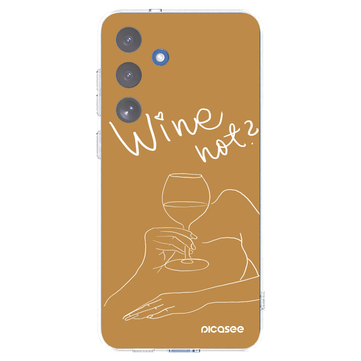Picasee silikonski prozorni ovitek za Samsung Galaxy S25 FE 5G - Wine not