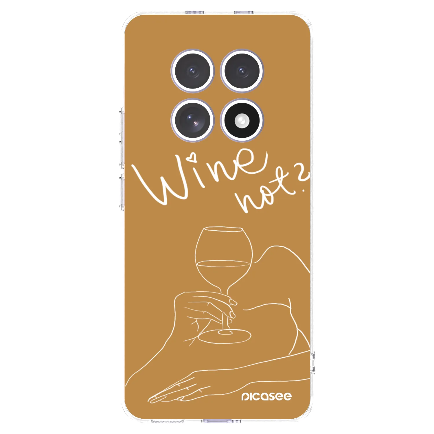 Picasee silikonski prozorni ovitek za Xiaomi Redmi Note 15 - Wine not