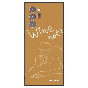 Picasee silikonski črni ovitek za Samsung Galaxy Note 20 Ultra - Wine not