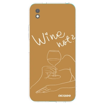 Picasee silikonski črni ovitek za Xiaomi Redmi 9A - Wine not