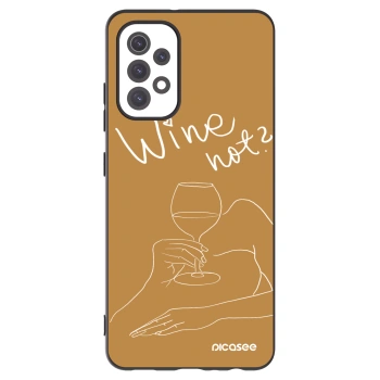 Picasee silikonski črni ovitek za Samsung Galaxy A32 5G A326B - Wine not