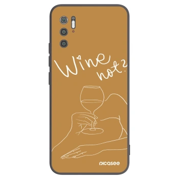 Picasee silikonski črni ovitek za Xiaomi Poco M3 Pro 5G - Wine not