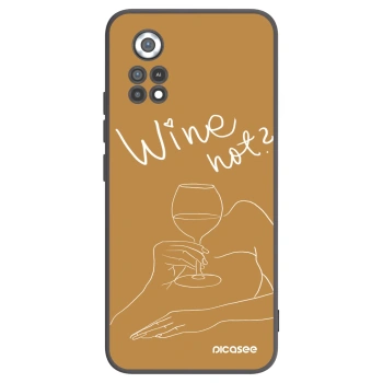 Picasee silikonski črni ovitek za Xiaomi Poco X4 Pro 5G - Wine not