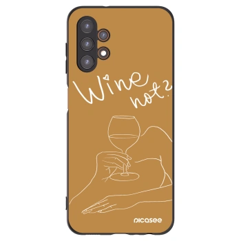Picasee silikonski črni ovitek za Samsung Galaxy A13 4G A135 - Wine not