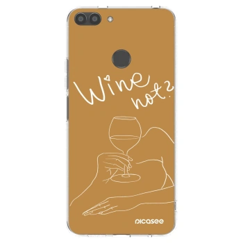 Picasee silikonski prozorni ovitek za Huawei P Smart - Wine not