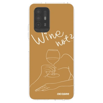 Picasee silikonski prozorni ovitek za OPPO A94 5G - Wine not