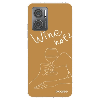 Picasee silikonski prozorni ovitek za Xiaomi Redmi 10 5G - Wine not