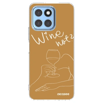 Picasee silikonski prozorni ovitek za Honor X6 - Wine not
