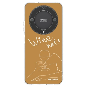 Picasee silikonski prozorni ovitek za Honor Magic5 Lite 5G - Wine not