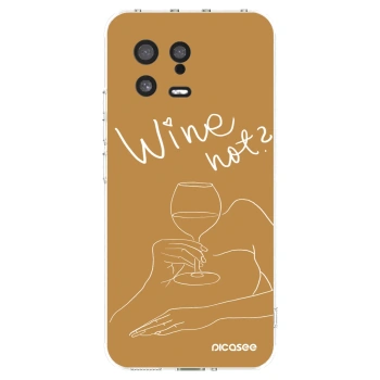 Picasee silikonski prozorni ovitek za Xiaomi 13 - Wine not