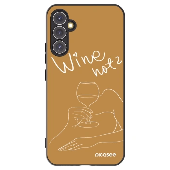 Picasee silikonski črni ovitek za Samsung Galaxy A34 5G A346B - Wine not