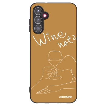 Picasee silikonski črni ovitek za Samsung Galaxy A14 5G A146P - Wine not