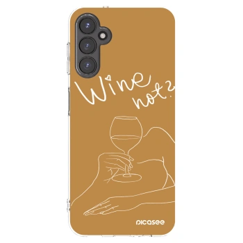 Picasee silikonski prozorni ovitek za Samsung Galaxy A14 5G A146P - Wine not