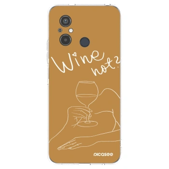 Picasee silikonski prozorni ovitek za Xiaomi Redmi 12C - Wine not
