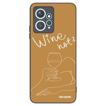 Picasee silikonski črni ovitek za Xiaomi Redmi Note 12 4G - Wine not